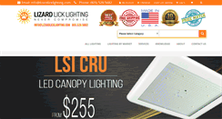 Desktop Screenshot of lizardlicklighting.com